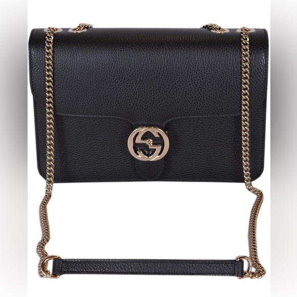 Gucci GG Interlocking chain bag black - Picture 1 of 6